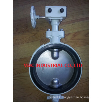 Wafer Butterfly Valve with Al Alloy Body